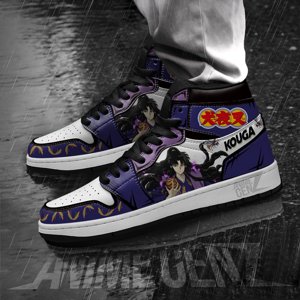 Inuyasha Naraku JD Sneakers Custom Anime Shoes JD Sneakers Inuyasa Naraku - Image 3