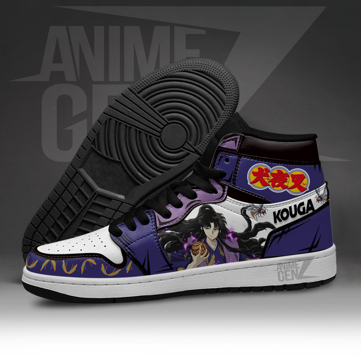 Inuyasha Naraku JD Sneakers Custom Anime Shoes JD Sneakers Inuyasa Naraku - Image 5