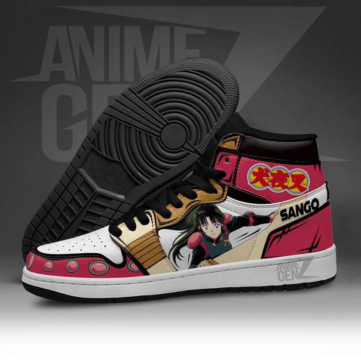 Inuyasha Sango JD Sneakers Inuyasha Custom Anime Shoes - Image 5