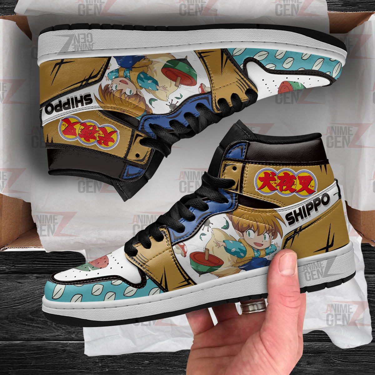 Inuyasha Shippo JD Sneakers Inuyasha Custom Anime Shoes - Image 4