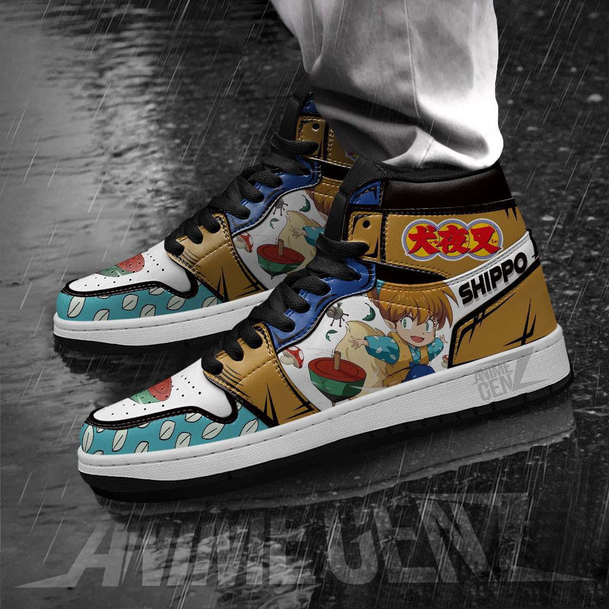 Inuyasha Shippo JD Sneakers Inuyasha Custom Anime Shoes - Image 3