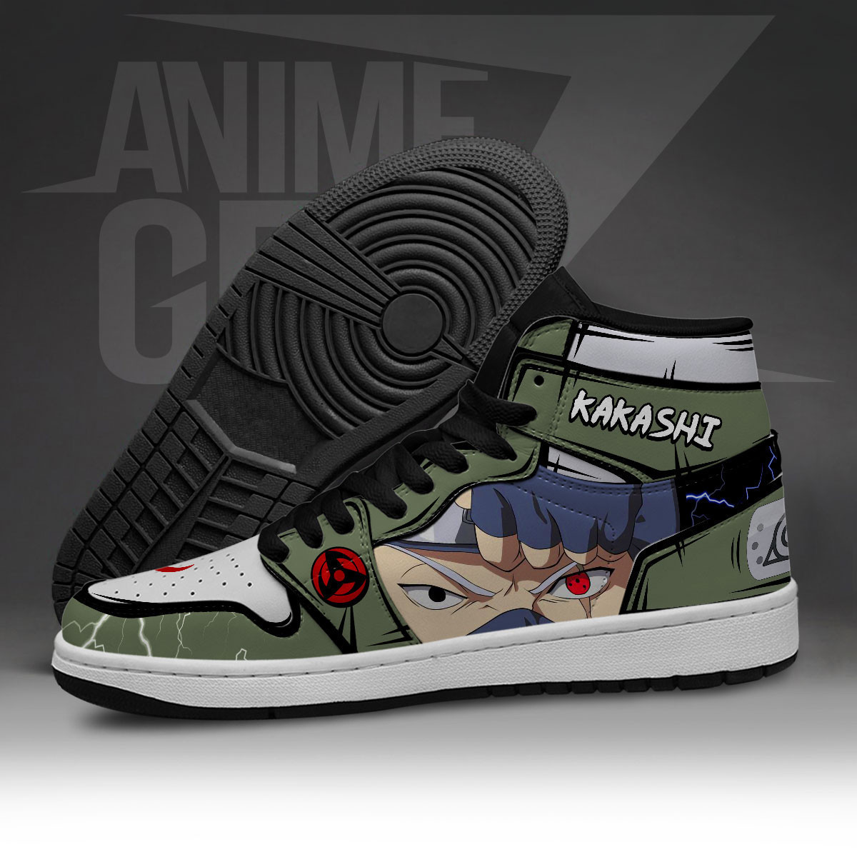 Naruto JD Sneakers Kakashi Custom Anime Shoes - Image 5
