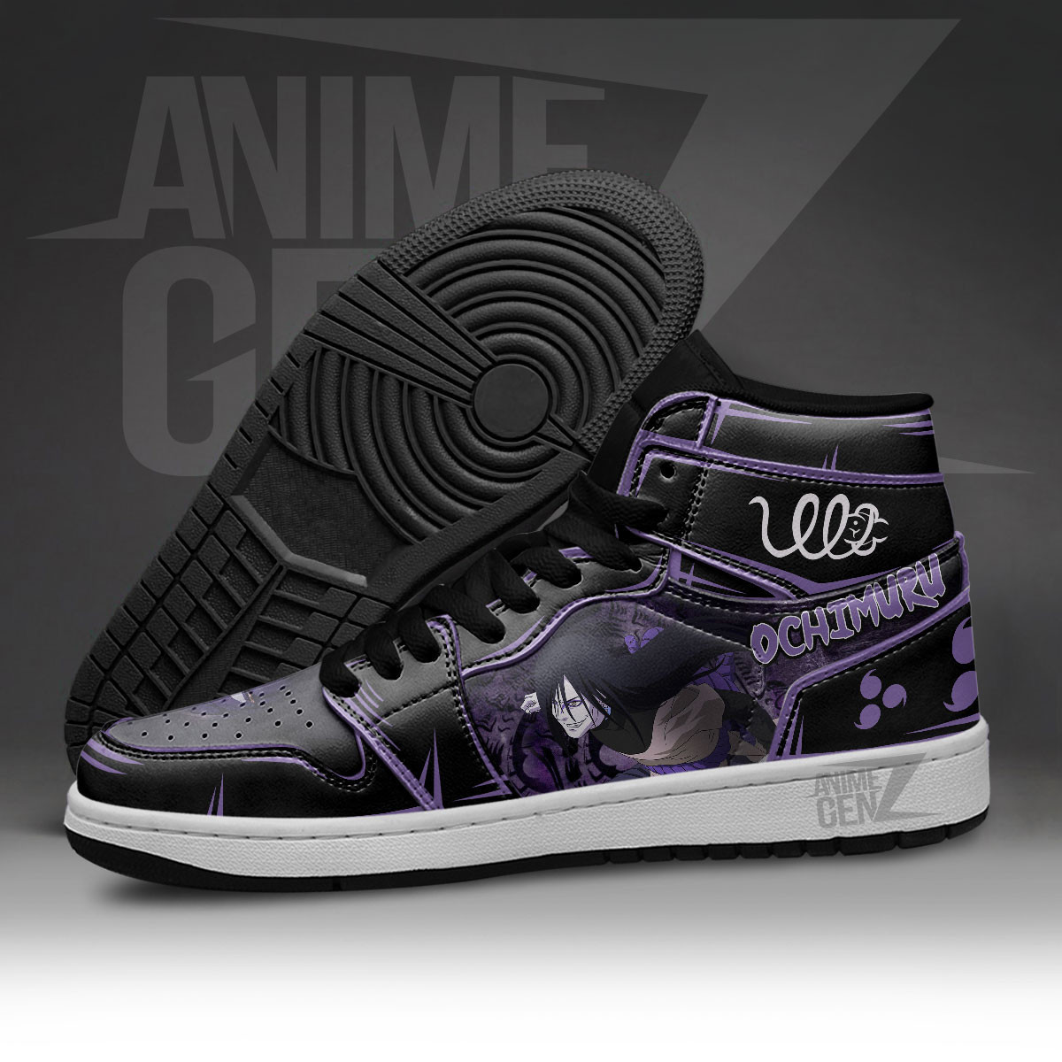 Naruto Orochimaru JD Sneakers Custom Anime Shoes - Image 5