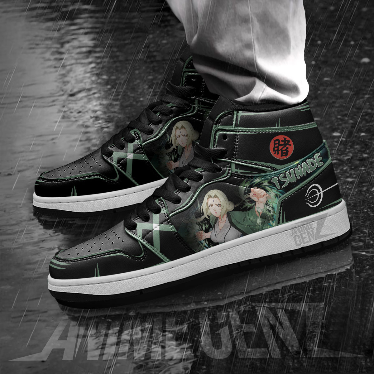 Naruto Tsunade JD Sneakers Custom Anime Shoes - Image 3