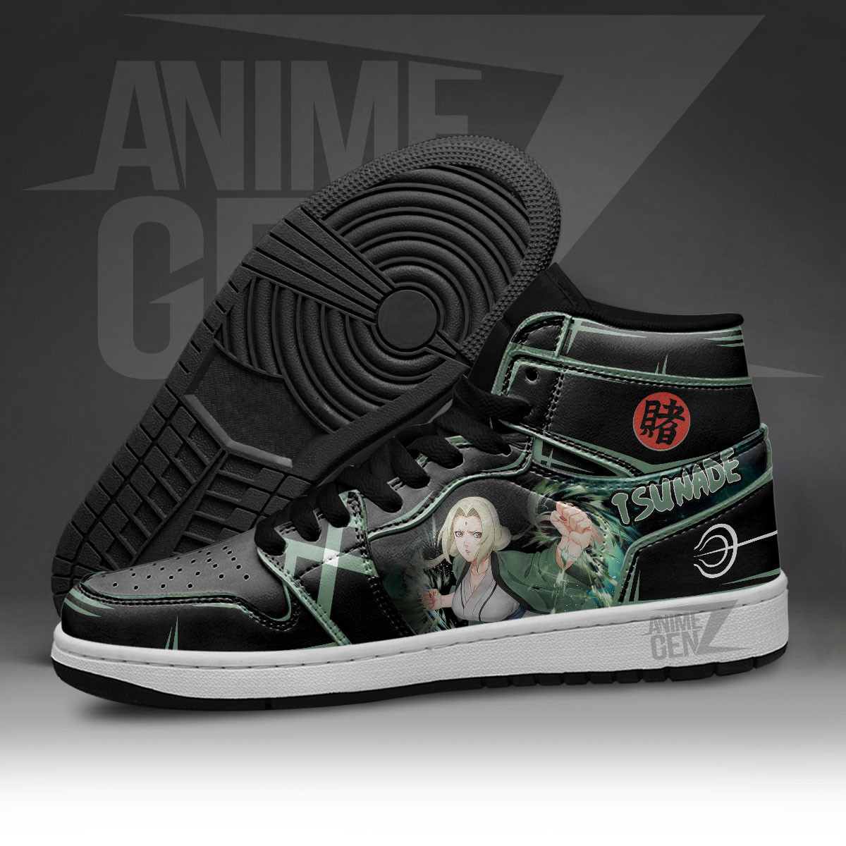 Naruto Tsunade JD Sneakers Custom Anime Shoes - Image 5