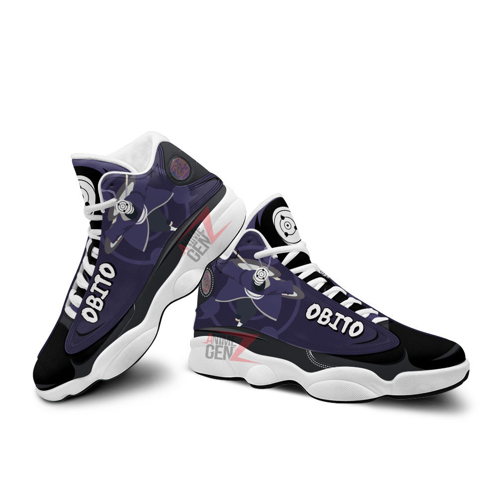 Naruto Uchiha Obito Air Jordan 13 Sneakers Custom Anime Shoes - Image 5