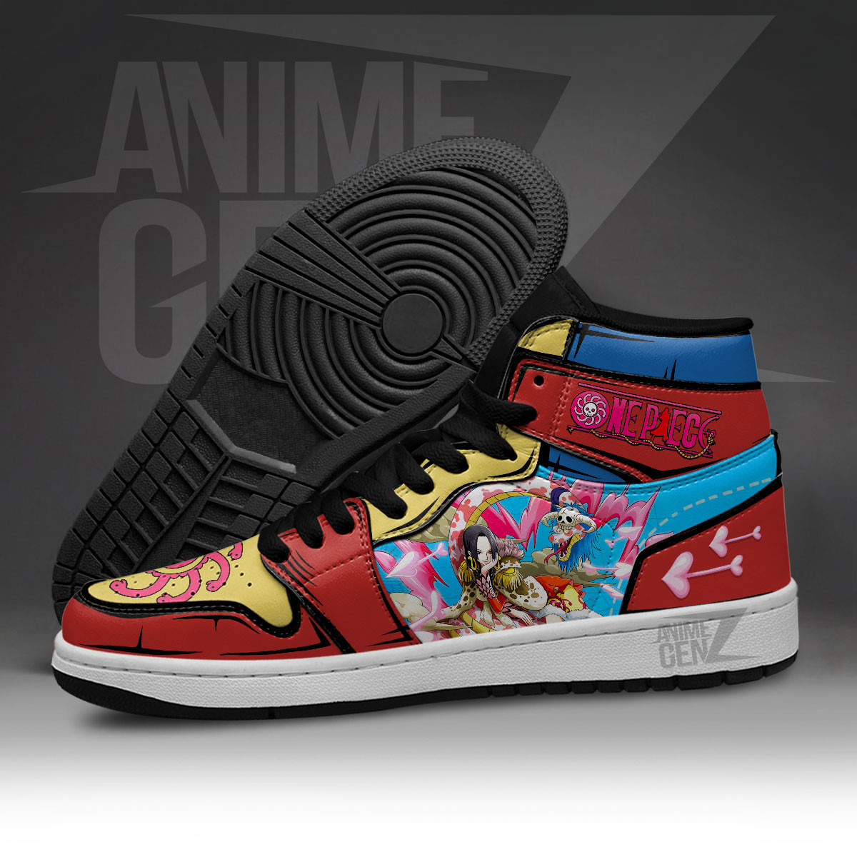 One Piece Boa Hancock JD Sneakers Custom Anime Shoes - Image 5