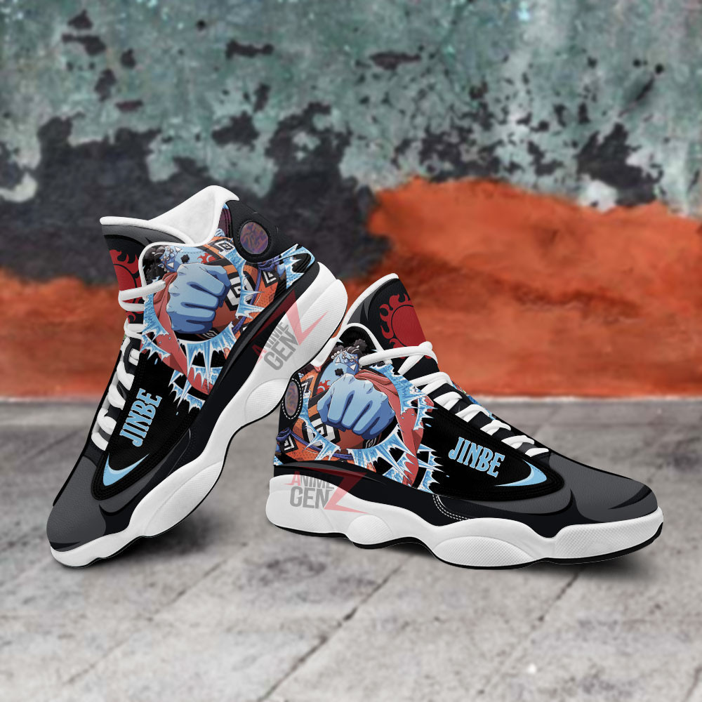 One Piece Jinbe Air Jordan 13 Sneakers Custom Anime Shoes - Image 5