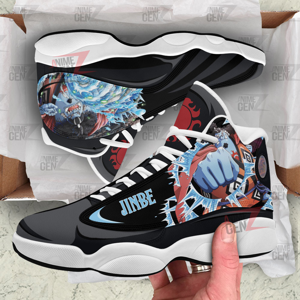 One Piece Jinbe Air Jordan 13 Sneakers Custom Anime Shoes - Image 3