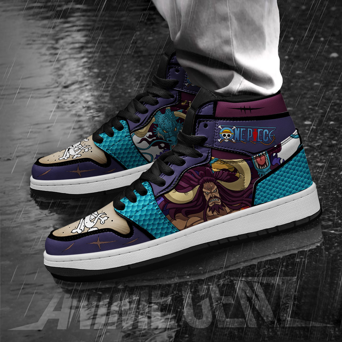 One Piece Kaido JD Sneakers Custom Anime Shoes - Image 3