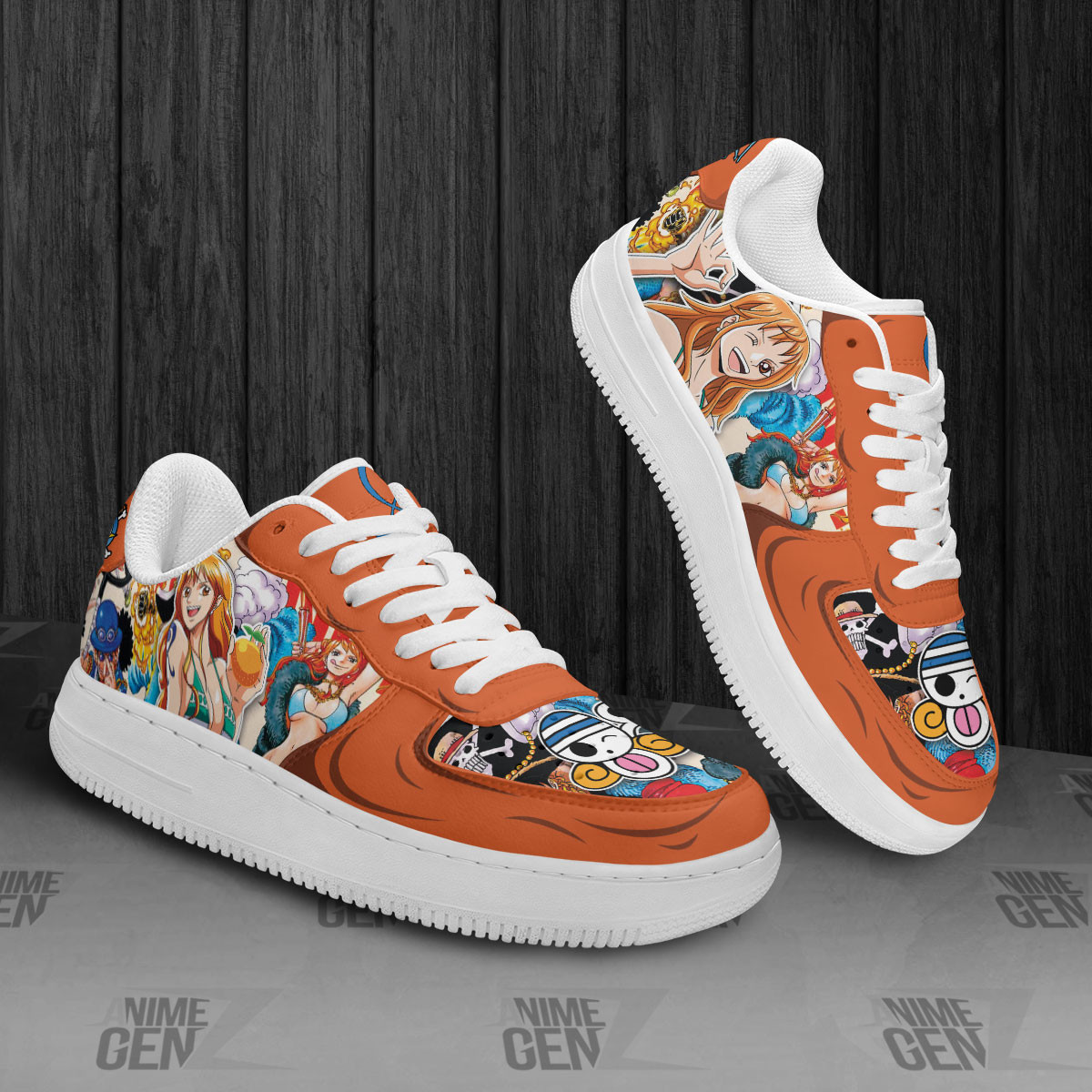 One Piece Nami Air Sneakers Custom Anime Shoes - Image 2