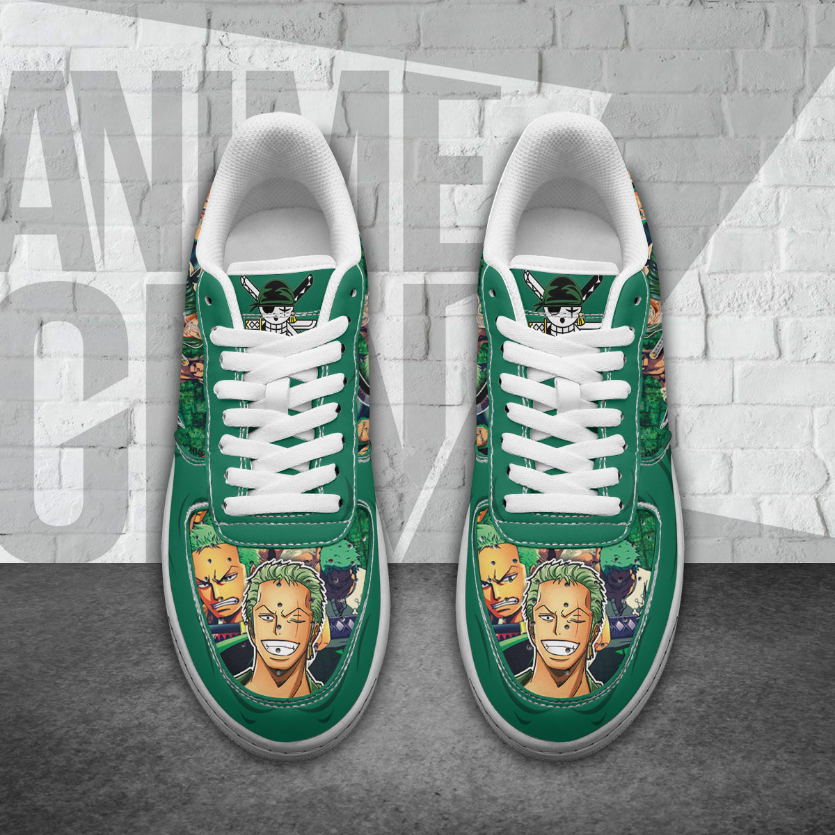 One Piece Roronoa Zoro Air Sneakers Custom Anime Shoes - Image 3