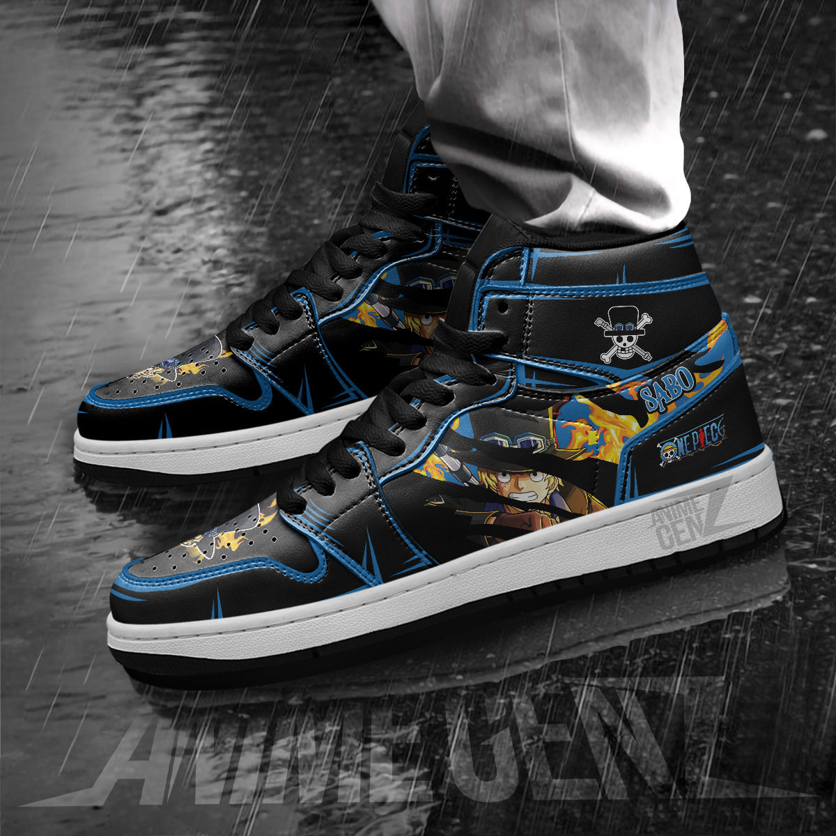 One Piece Sabo JD Sneakers Custom Anime Shoes - Image 3