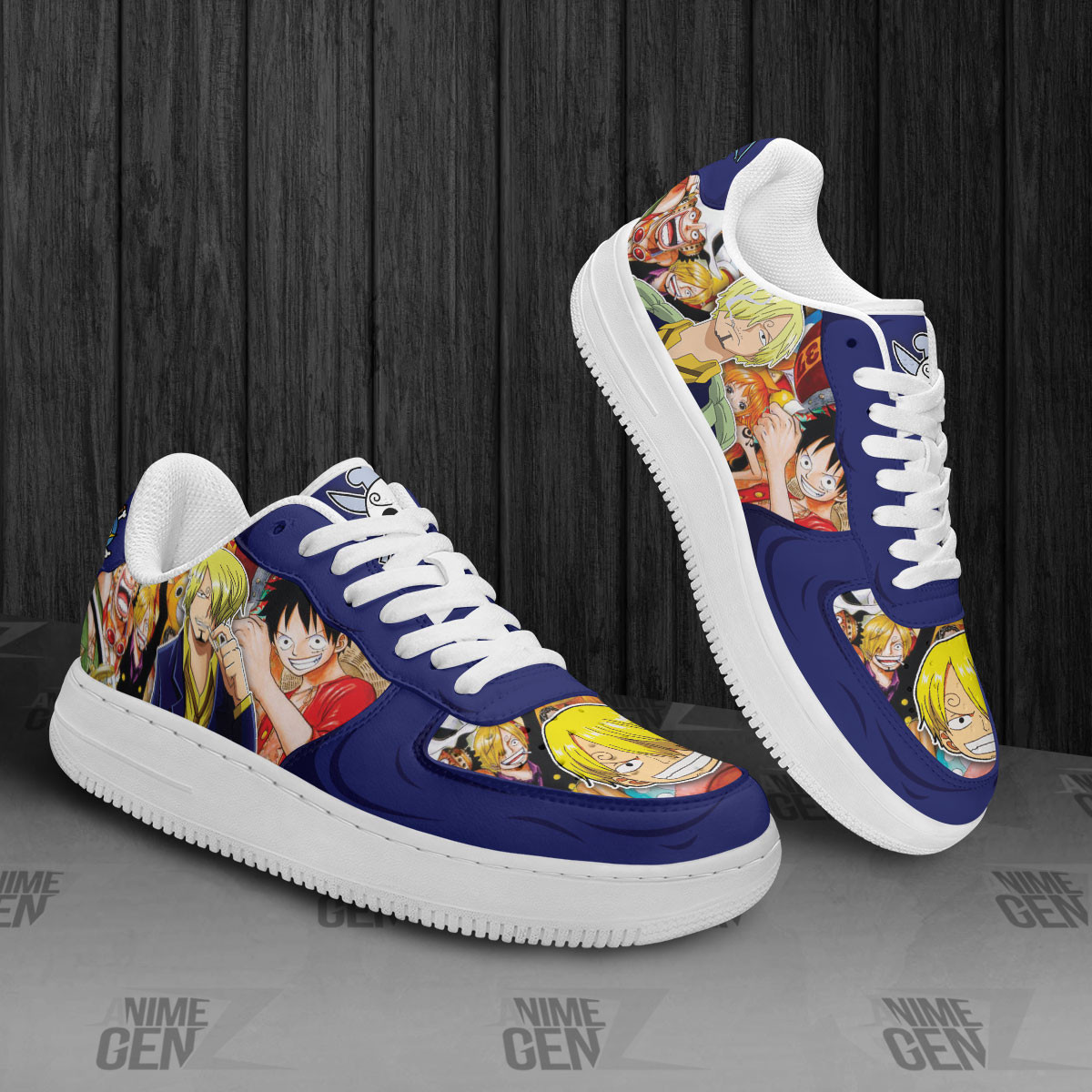 One Piece Sanji Air Sneakers Custom Anime Shoes - Image 2