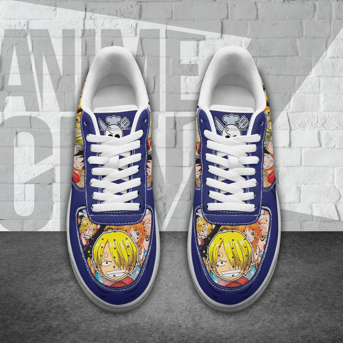 One Piece Sanji Air Sneakers Custom Anime Shoes - Image 3