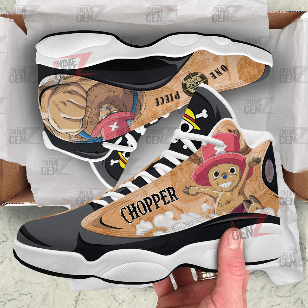One Piece Tony Chopper Air Jordan 13 Sneakers Custom Anime Shoes - Image 3