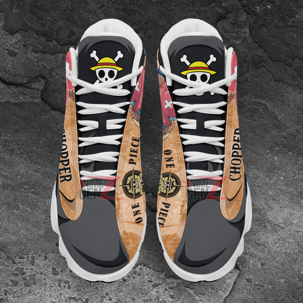 One Piece Tony Chopper Air Jordan 13 Sneakers Custom Anime Shoes - Image 4