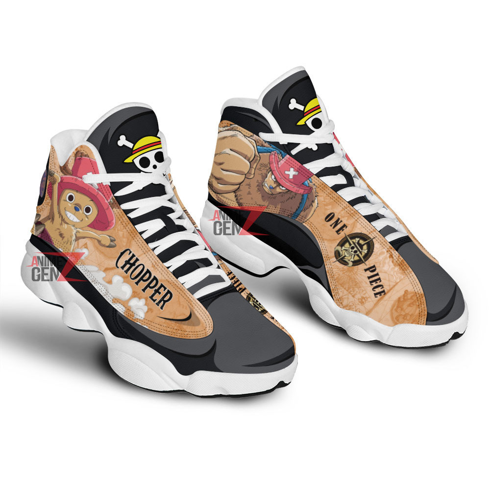 One Piece Tony Chopper Air Jordan 13 Sneakers Custom Anime Shoes - Image 2