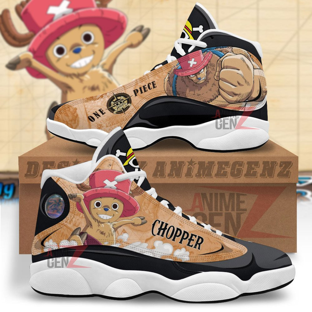 One Piece Tony Chopper Air Jordan 13 Sneakers Custom Anime Shoes