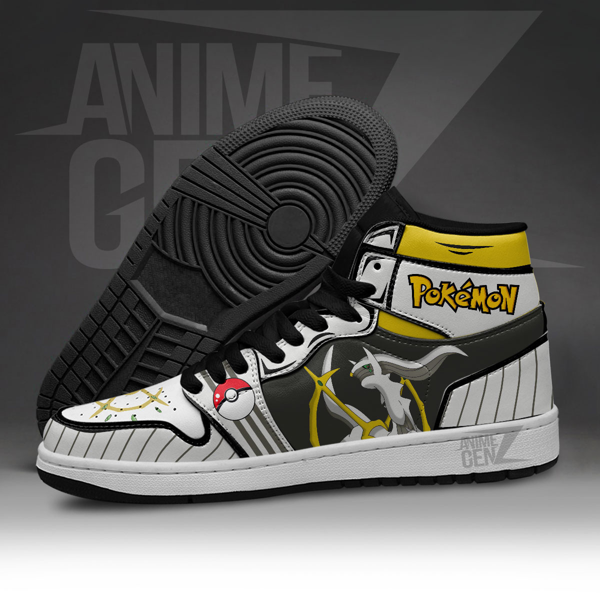 Pokemon Arceus JD Sneakers Custom Pokemon Anime Shoes - Image 5
