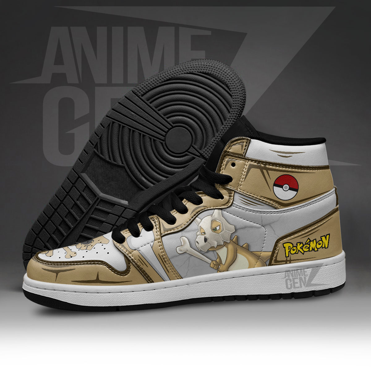 Pokemon Cubone JD Sneakers Custom Anime Shoes - Image 3