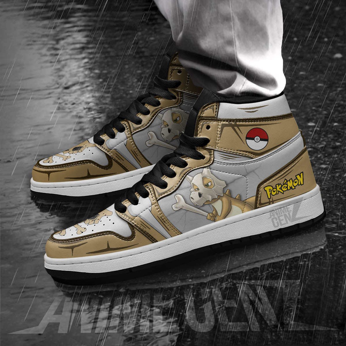 Pokemon Cubone JD Sneakers Custom Anime Shoes - Image 5