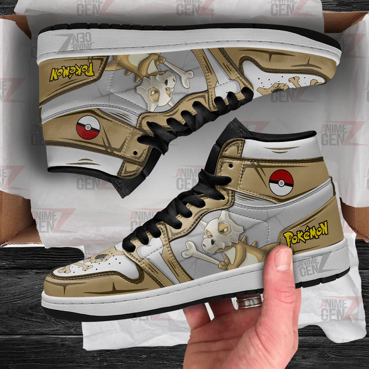 Pokemon Cubone JD Sneakers Custom Anime Shoes - Image 4