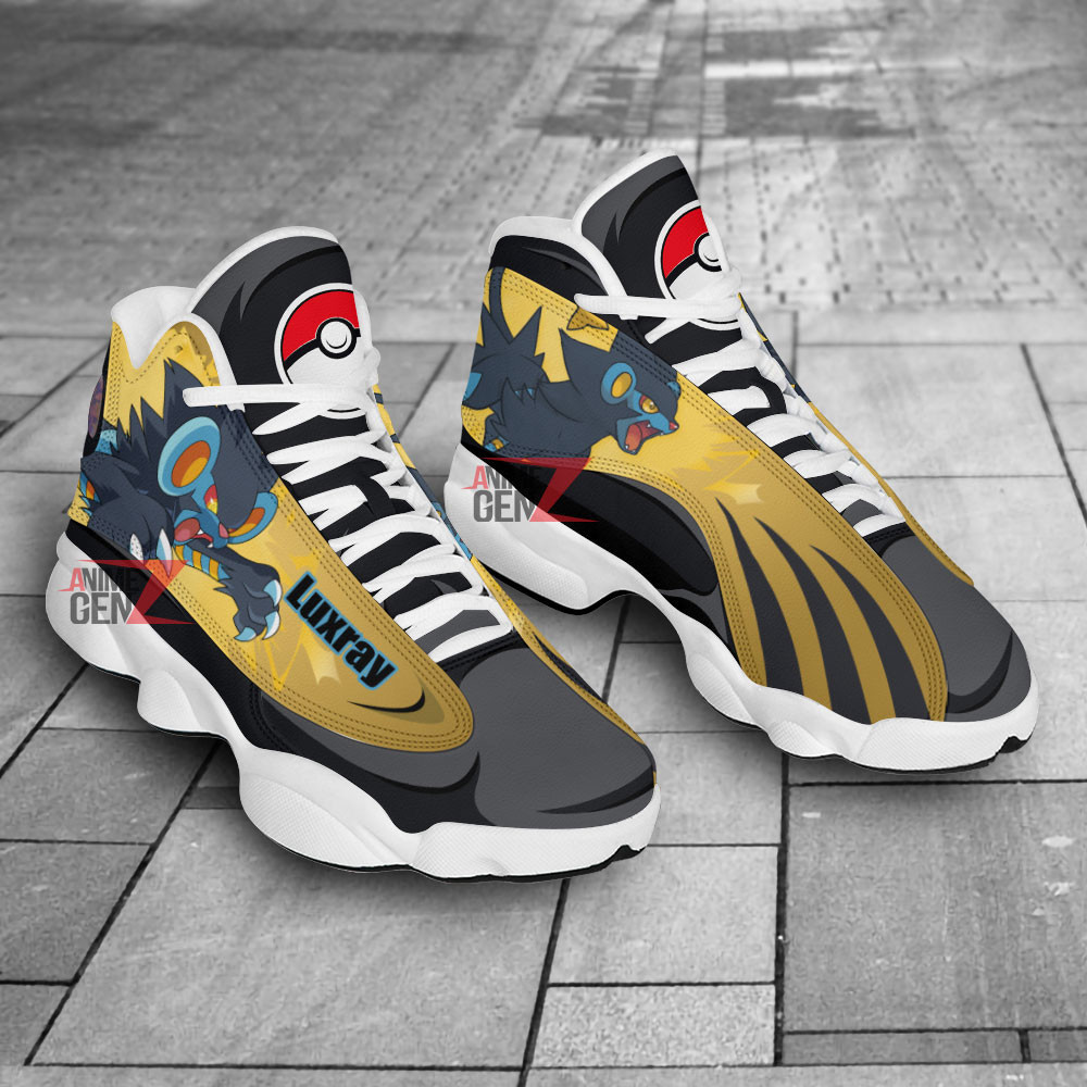 Pokemon Luxray Air Jordan 13 Sneakers Custom Anime Shoes - Image 2
