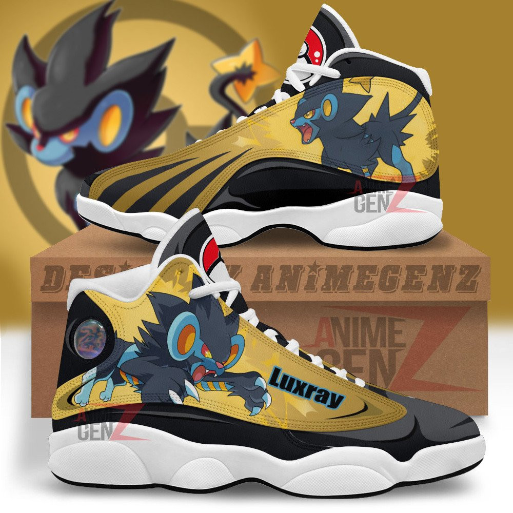 Pokemon Luxray Air Jordan 13 Sneakers Custom Anime Shoes