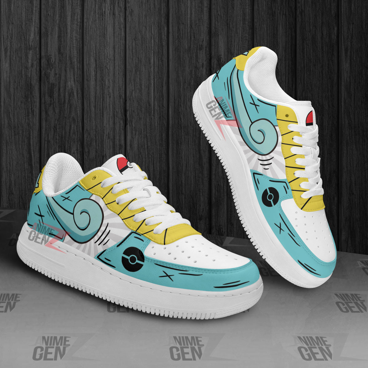 Pokemon Squirtle Air Sneakers Custom Anime Shoes - Image 3