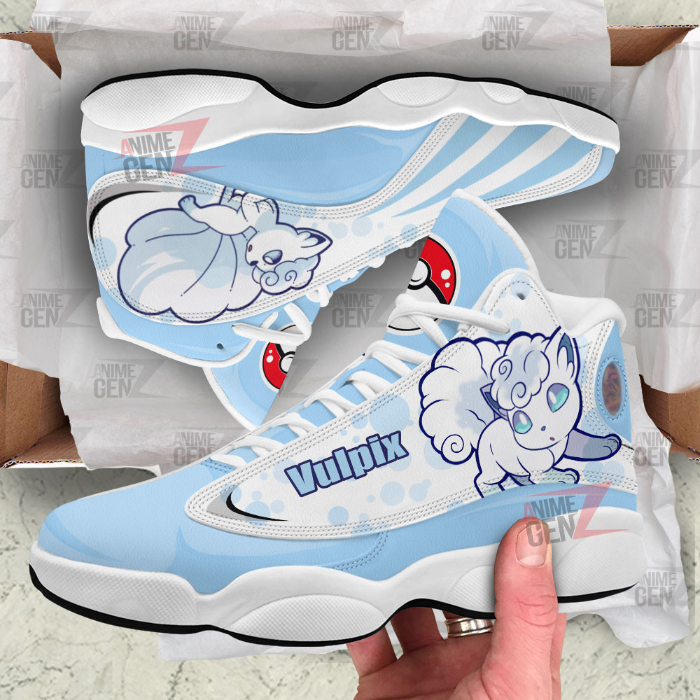Pokemon Vulpix alola Air Jordan 13 Sneakers Custom Anime Shoes - Image 3