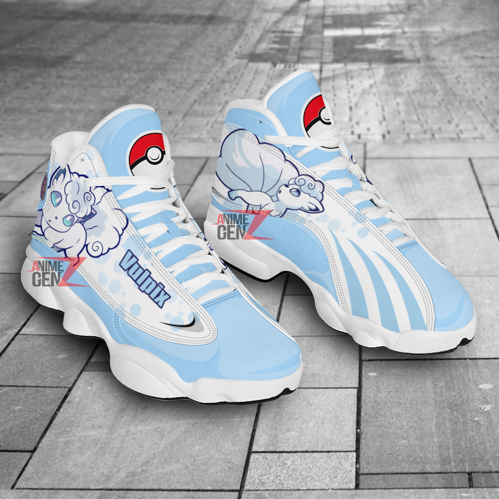 Pokemon Vulpix alola Air Jordan 13 Sneakers Custom Anime Shoes - Image 2