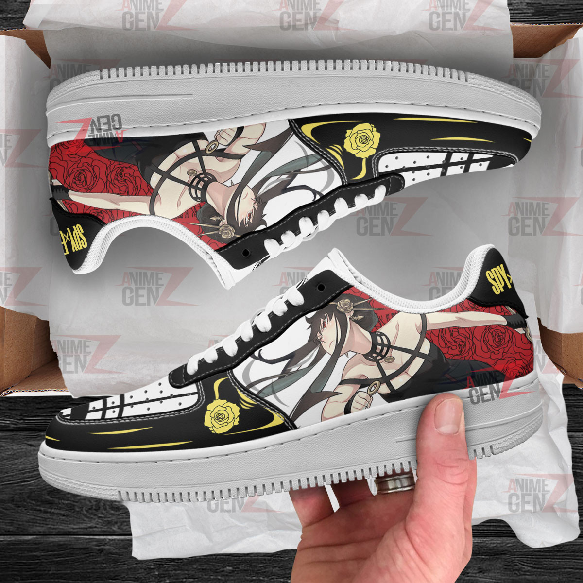 Spy X Family Yor Forger Air Sneakers Custom Anime Shoes - Image 2