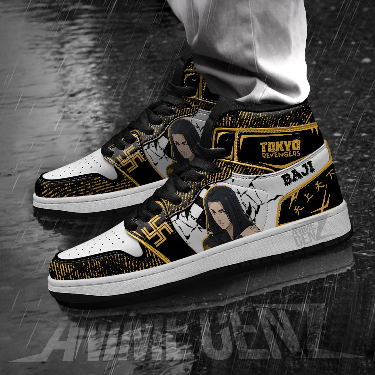 Tokyo Revengers Keisuke Baji JD Sneakers Custom Anime Shoes - Image 2