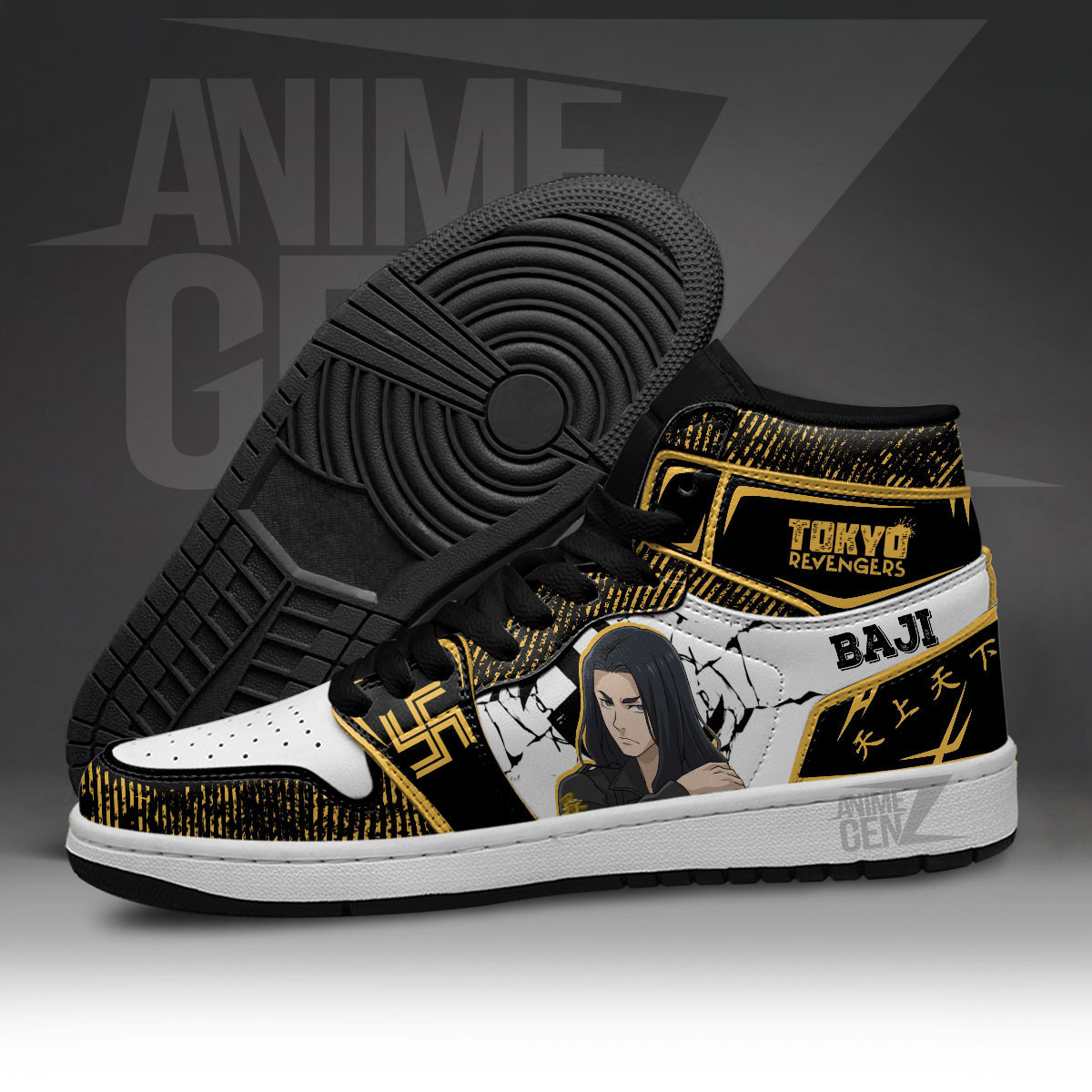 Tokyo Revengers Keisuke Baji JD Sneakers Custom Anime Shoes - Image 4