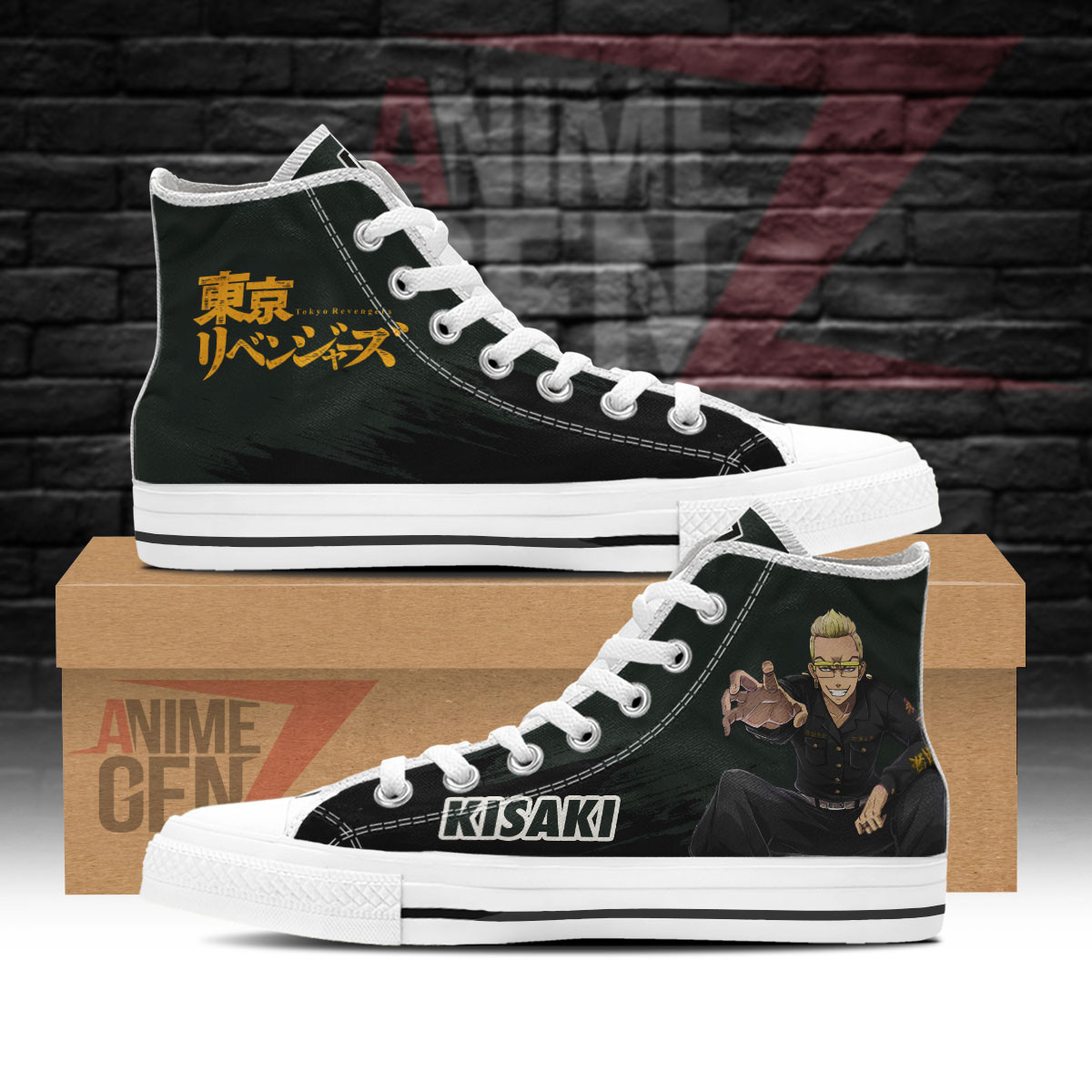 Tokyo Revengers Tetta Kisaki High Top Shoes Custom Anime Shoes